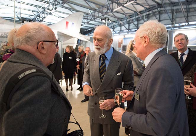 Spectacular new Brooklands Aircraft Factory and Flight Shed  opened by Prince Michael of Kent