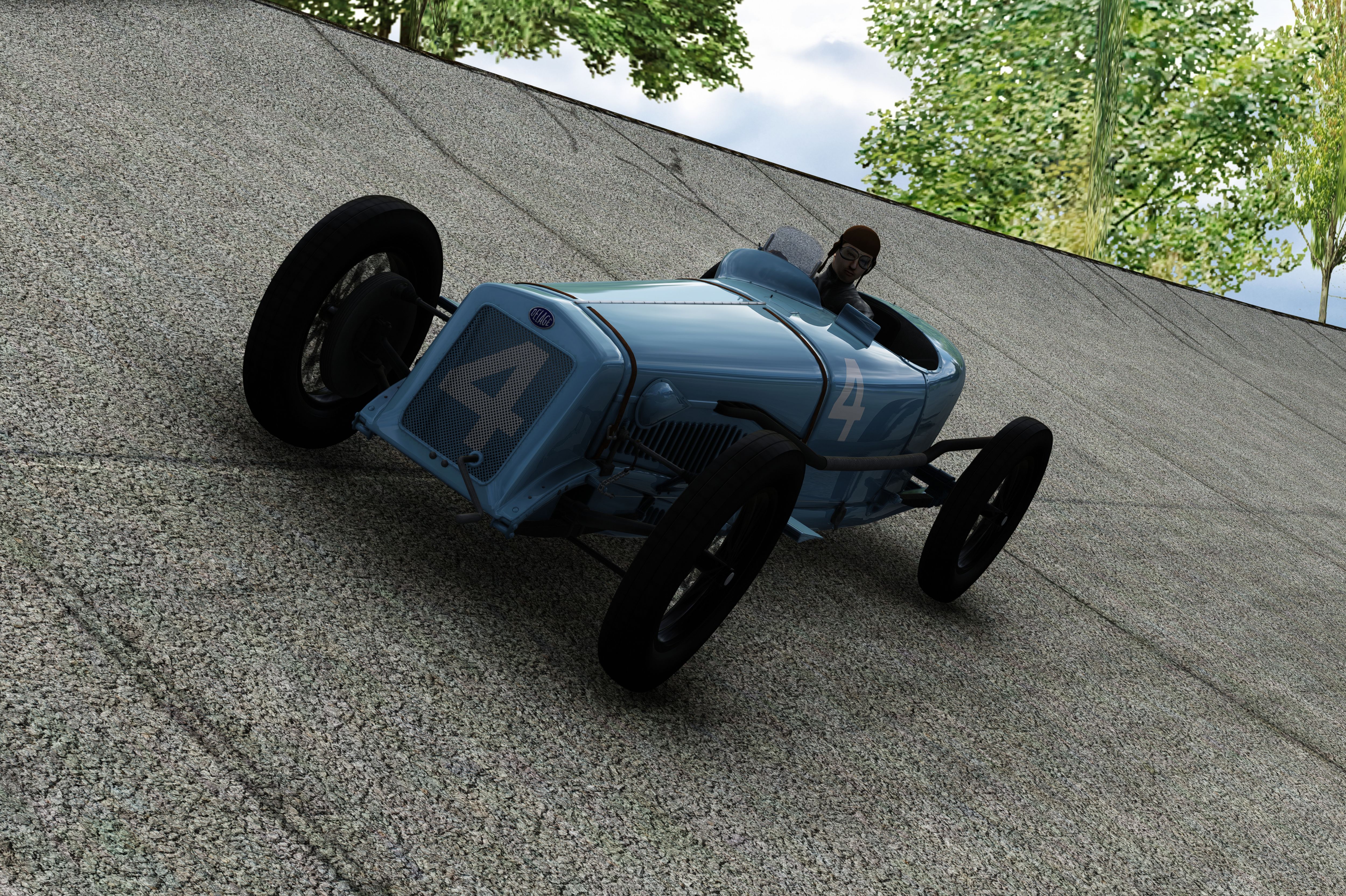 Brooklands Museum Simulator Experience Delage