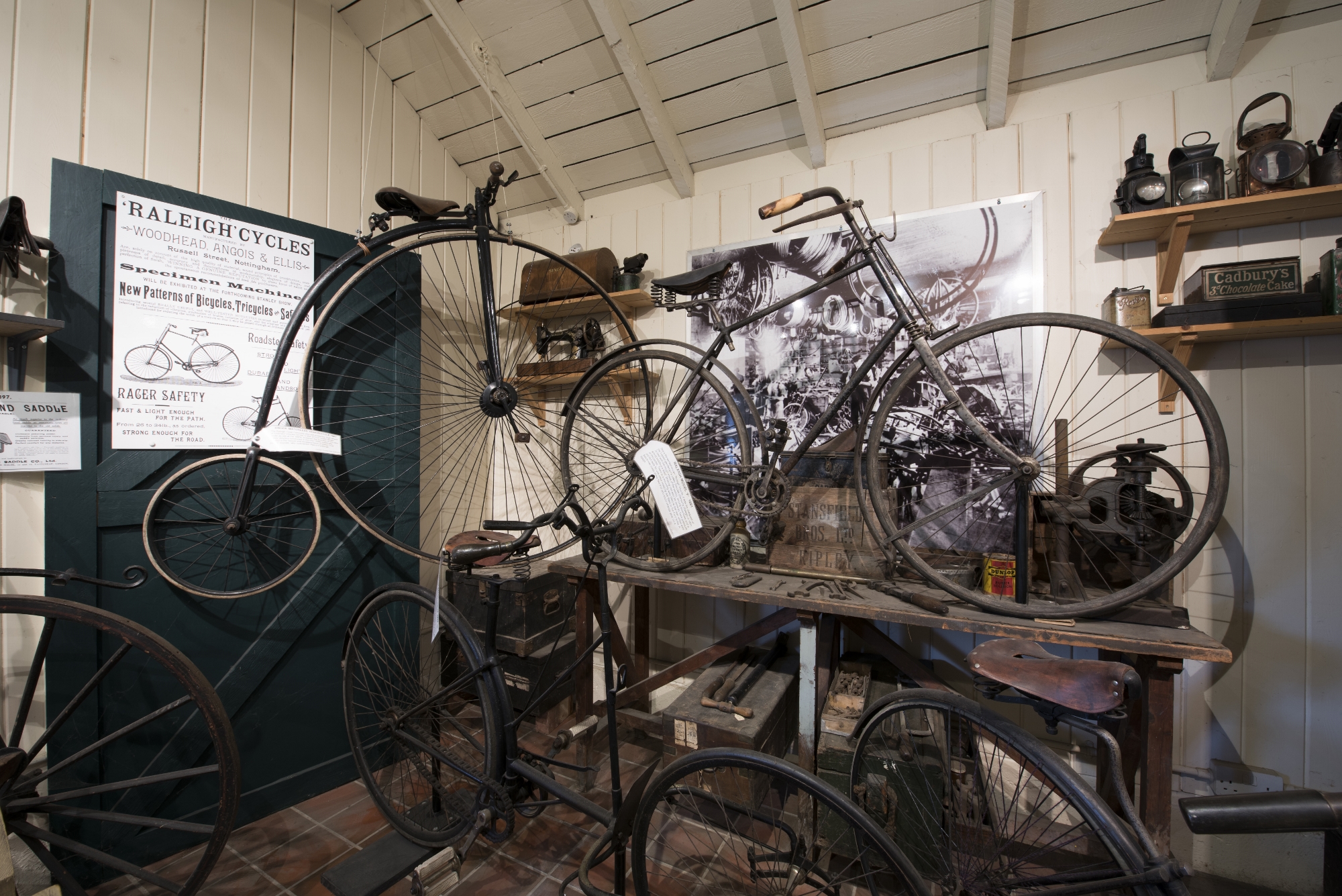 Brooklands Museum Surrey Bicycles ERA Shed By Jason Dodd