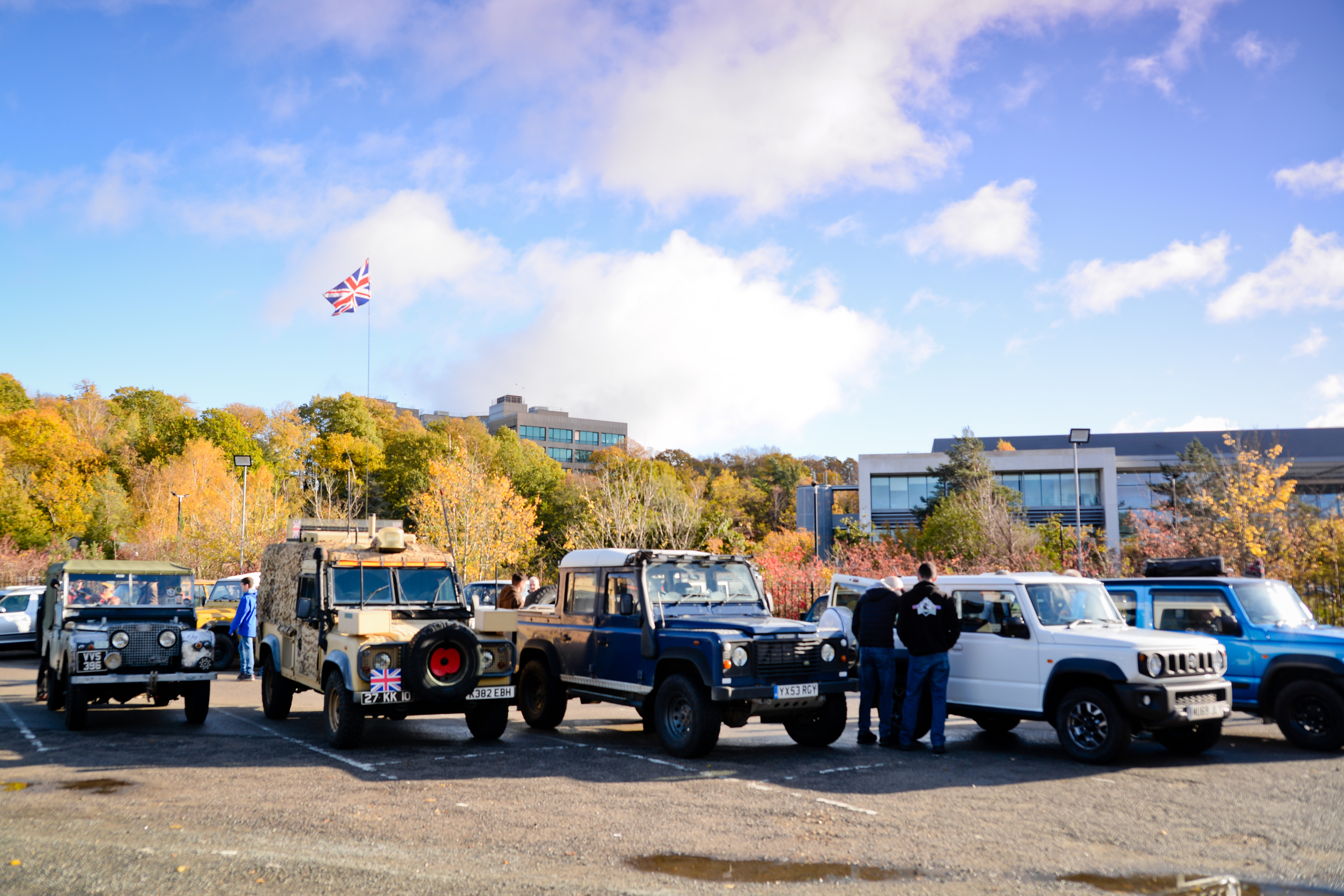 Brooklands Museum Surrey Off Road Day Cars Campbell Carpark 1