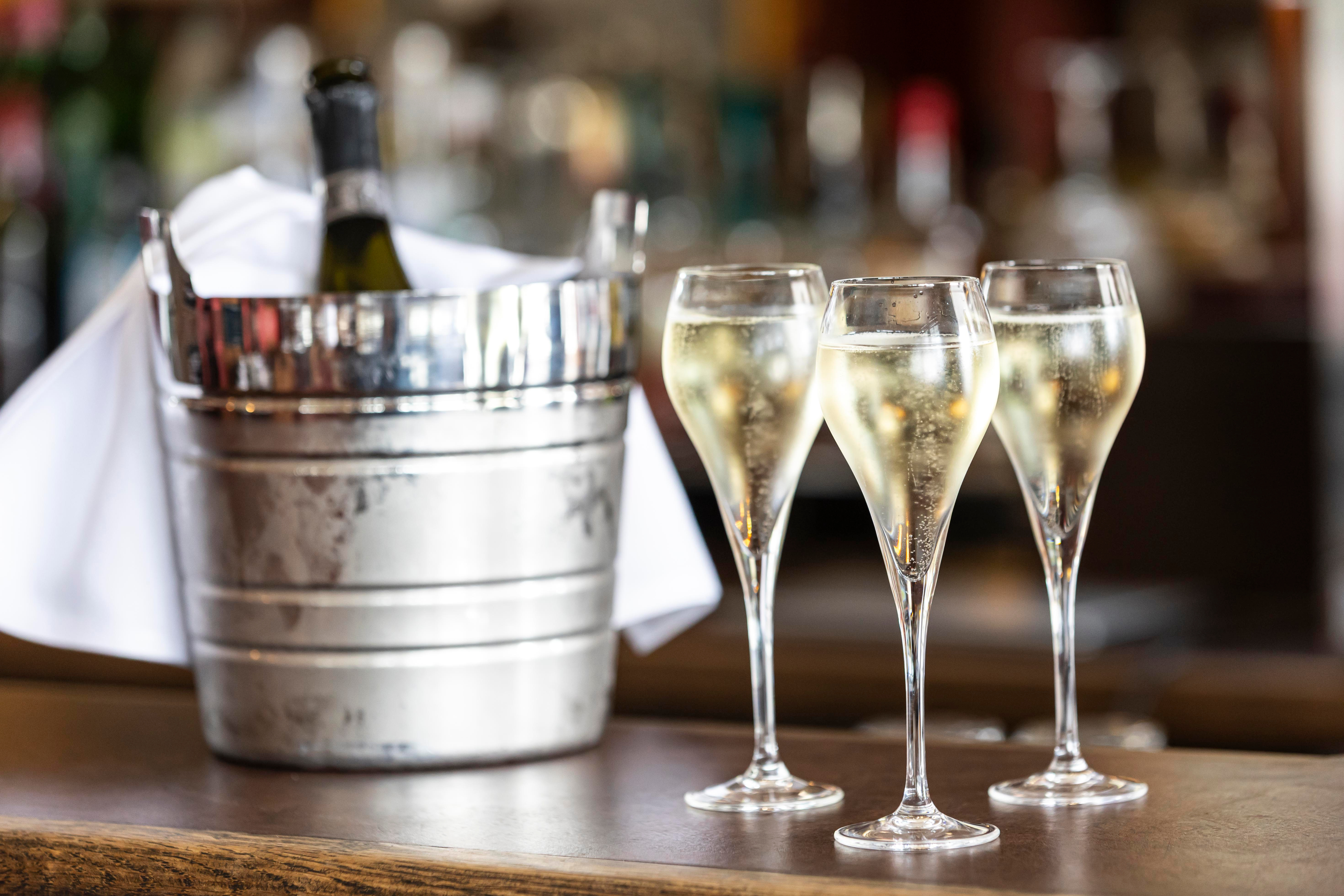 Brooklands Museum Members Bar Champagne