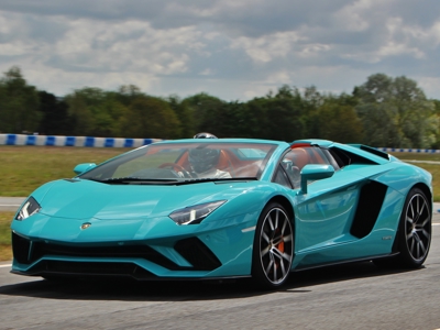 Brooklands Museum Weybridge Surrey Italian Car Day Track Blue