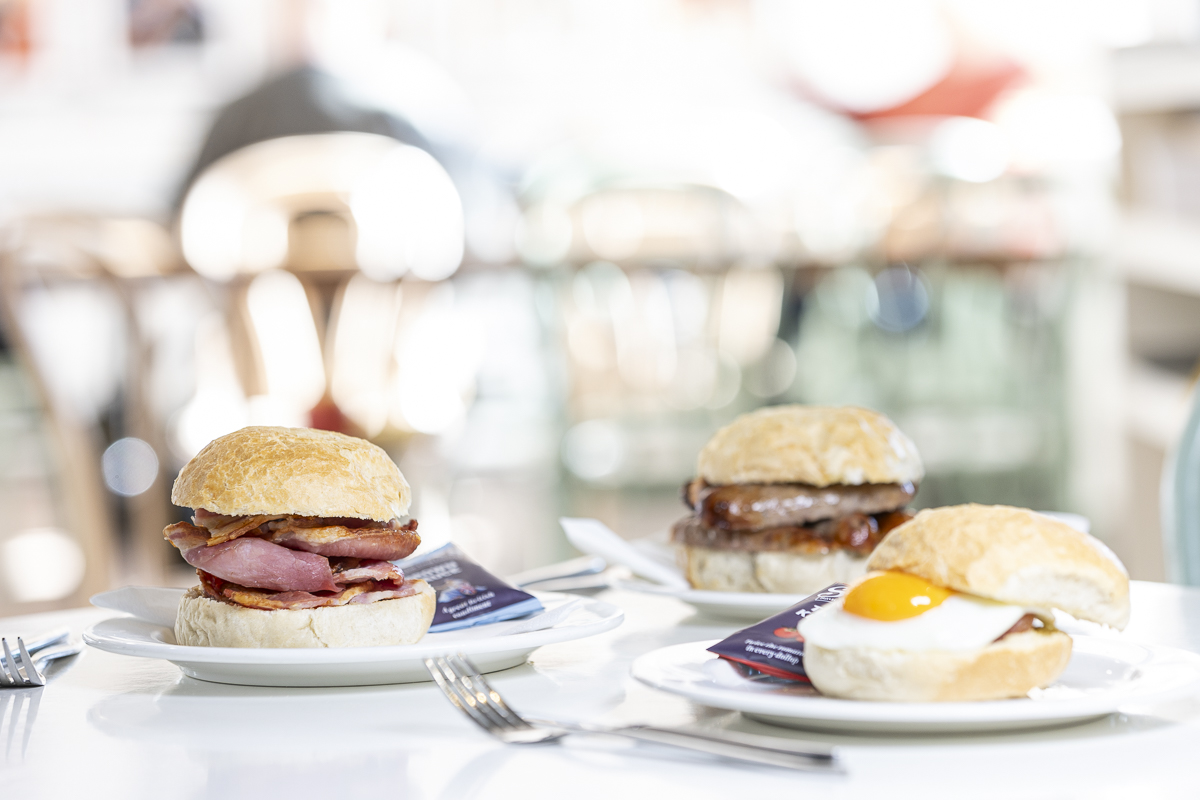Brooklands Museum Sunbeam Café Breakfast baps