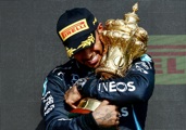 Lewis Hamilton With RAC Trophy