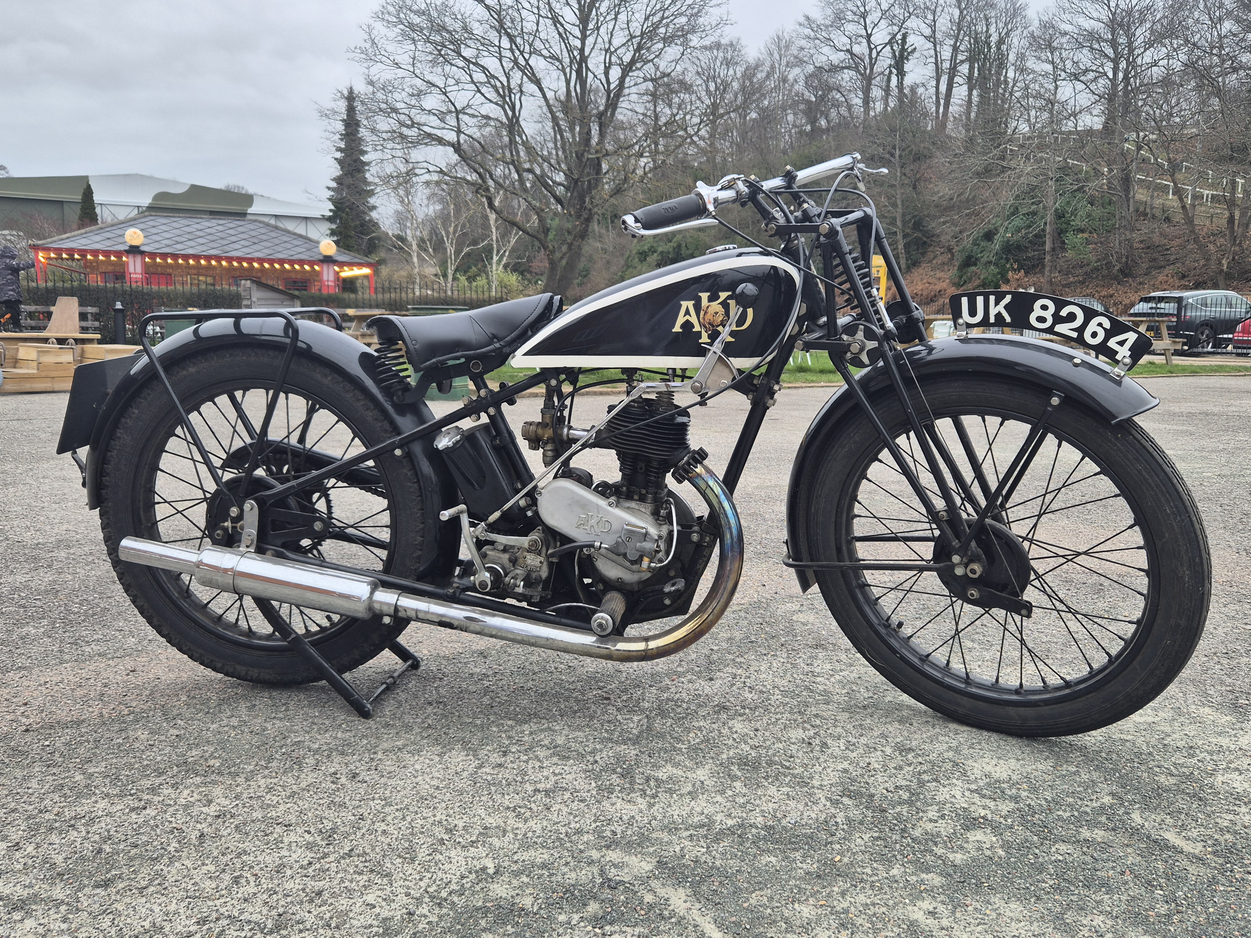 Brooklands Museum AKD Motorcycle Paddock
