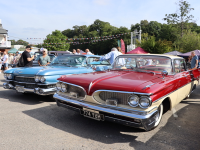 Brooklands Museum Surrey Mopar Cars Campbell Carpark